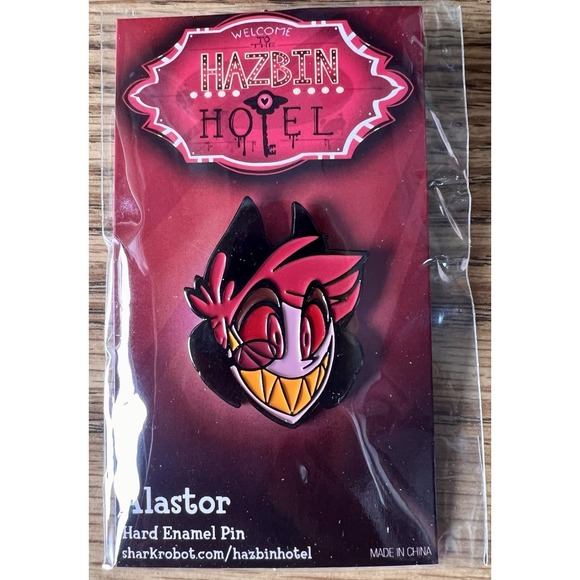 Sealed Hazbin Hotel Official‎ Alastor 2019 Limited Edition Enamel Pin Vivziepop